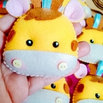 Peças em feltro para decoração de festas e lembranças 