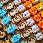 Peças em feltro para decoração de festas e lembranças 