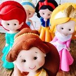 Peças em feltro para decoração de festas e lembranças 