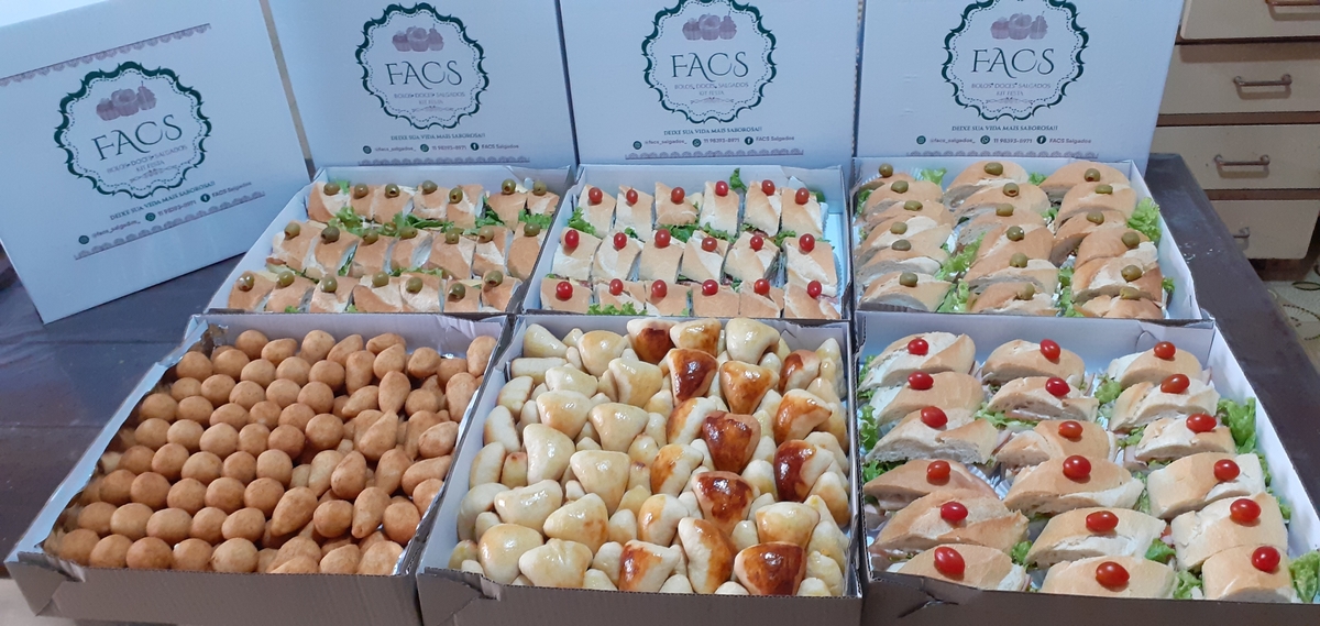 KIT FESTA, BOLO, SALGADOS E DOCES 