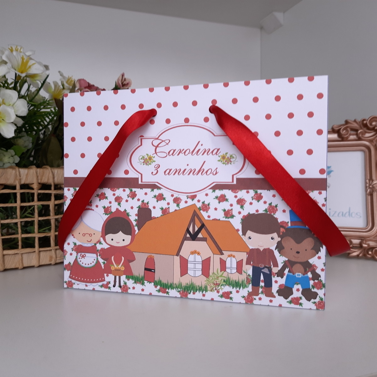 Papelaria Personalizada Chapeuzinho Vermelho