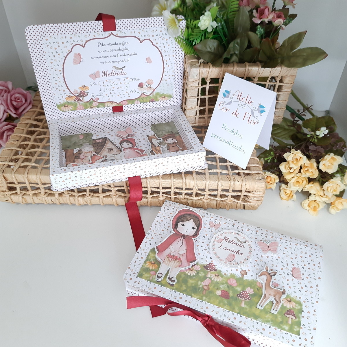 Papelaria Personalizada Chapeuzinho Vermelho