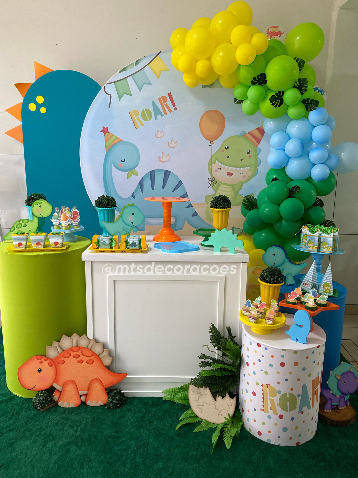 Decoração Dino Baby 