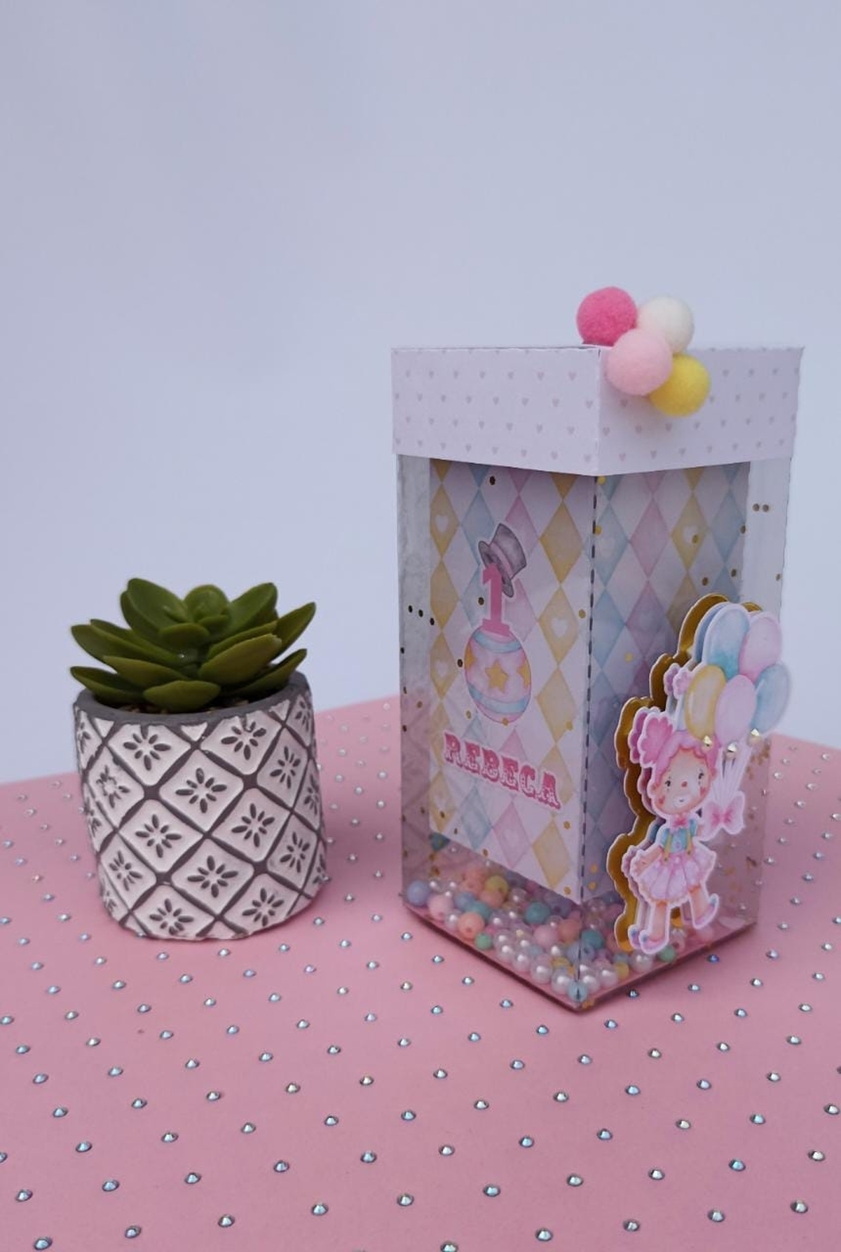 Caixas Lembrancinhas Acetato Luxo Personalizadas tema Circo