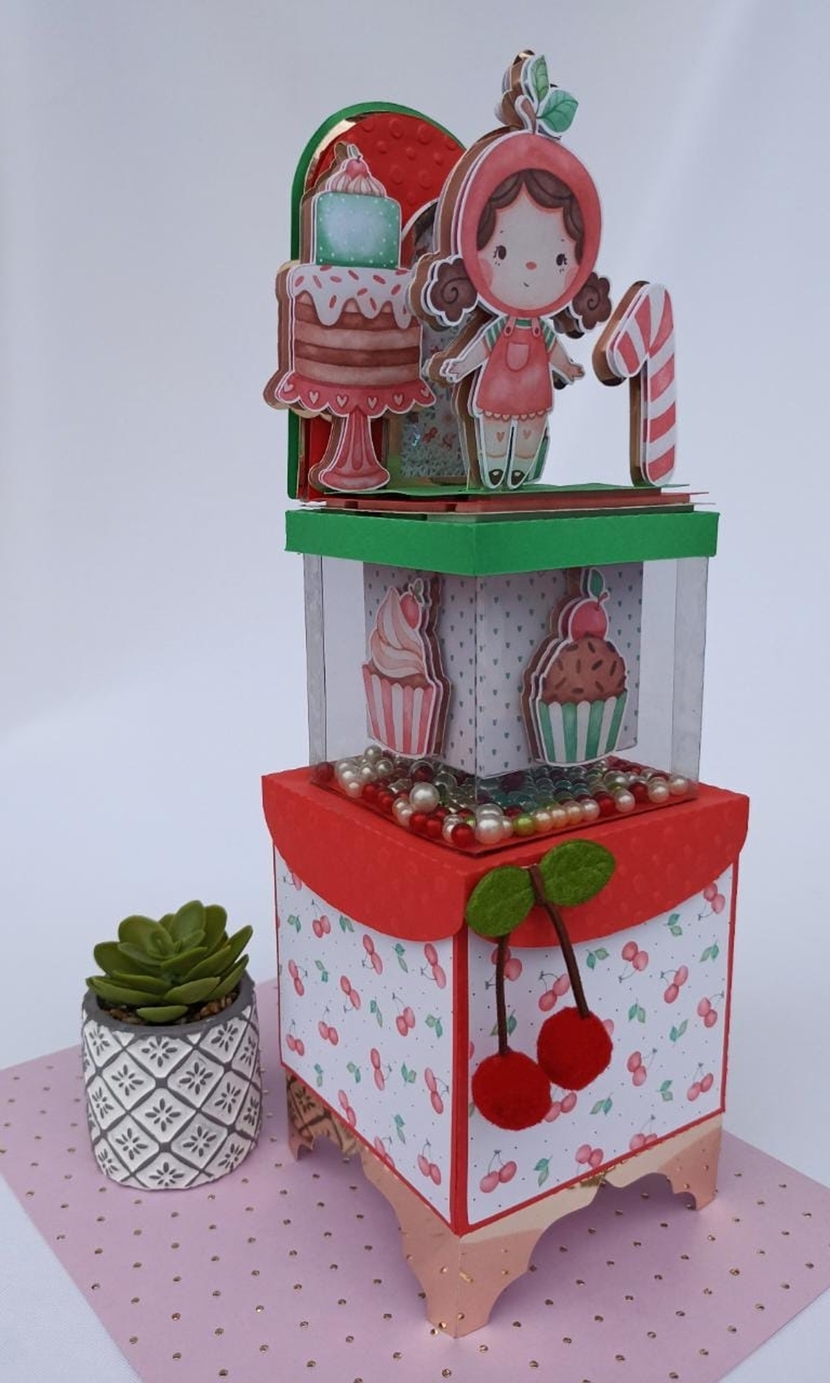 Caixa Personalizada Acetato Luxo Festa