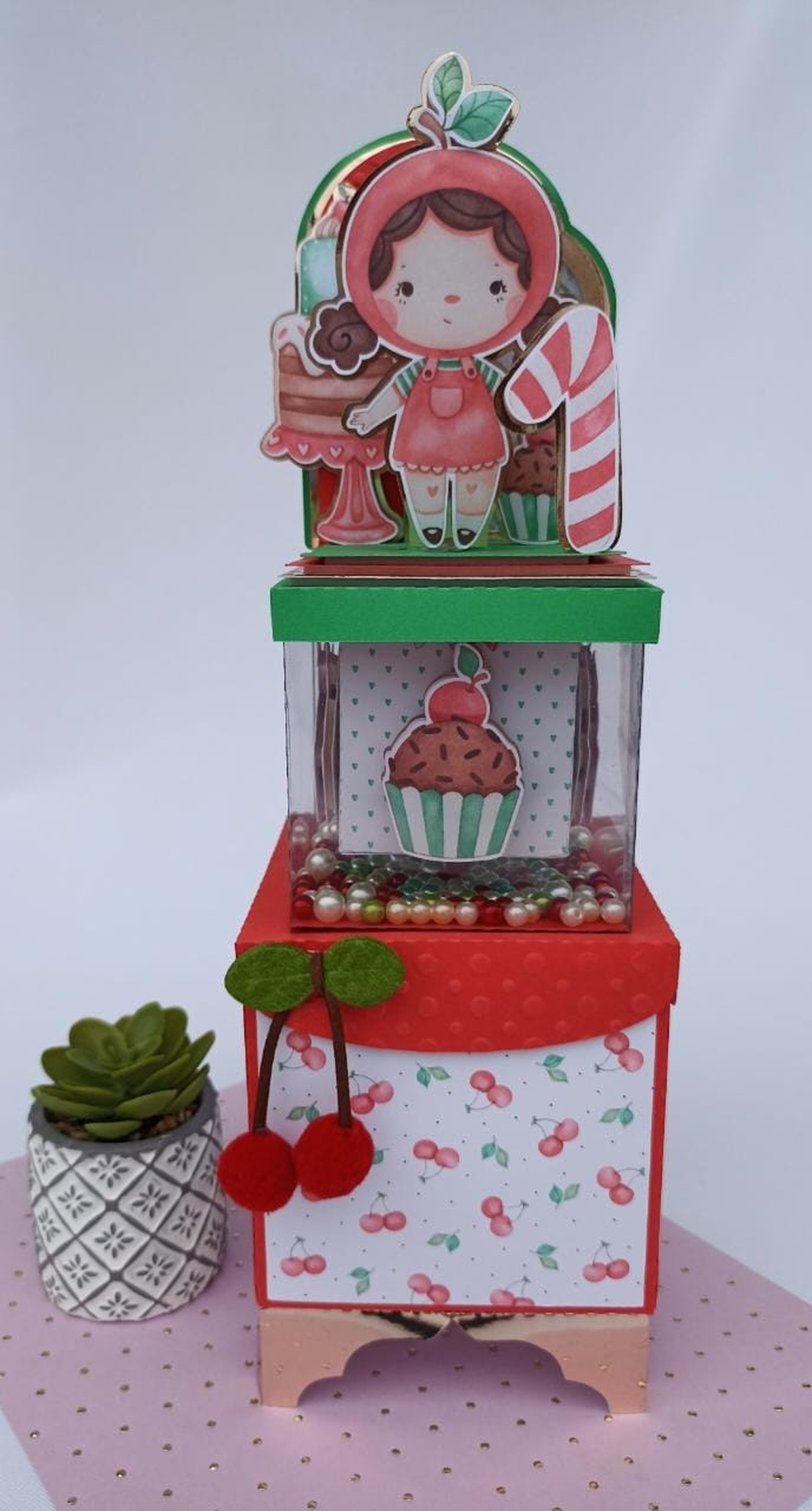 Caixa Personalizada Acetato Luxo Festa