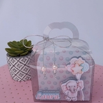 Kit Festas Infantil Lembrancinhas Personalizadas Aniversário/ Chá de bebê Tema Elefante Baloeira