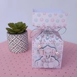 Kit Festas Infantil Lembrancinhas Personalizadas Aniversário/ Chá de bebê Tema Elefante Baloeira