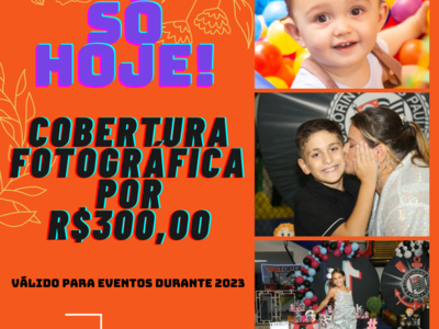 PROMOÇÃO DE COBERTURA FOTOGRÁFICA!