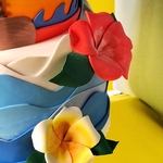 Bolo fake Moana em EVA tamanho P