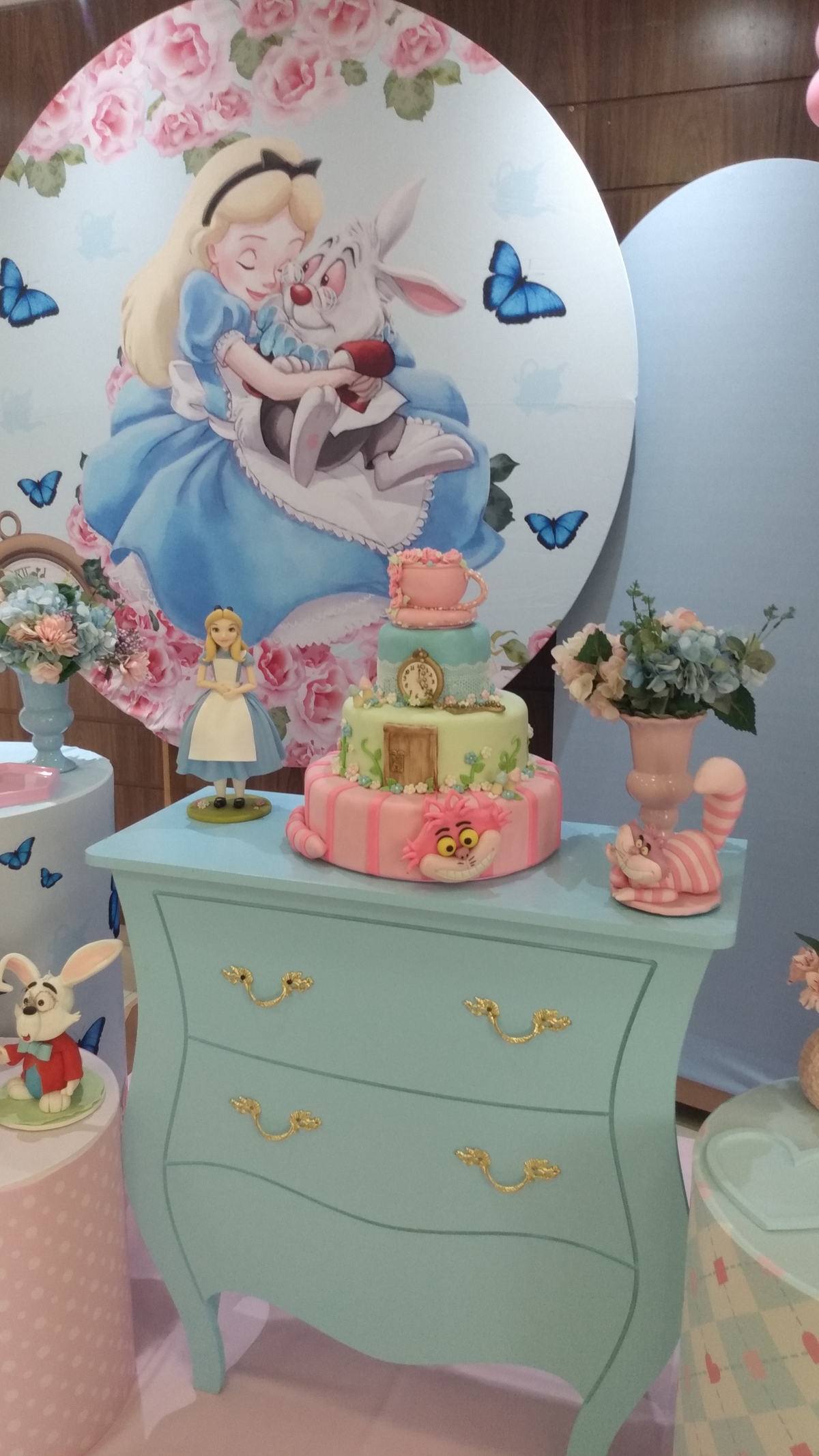 Decoração Personalizada Alice no País das Maravilhas