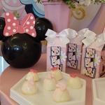 Decoração Personalizada Minnie Rosa