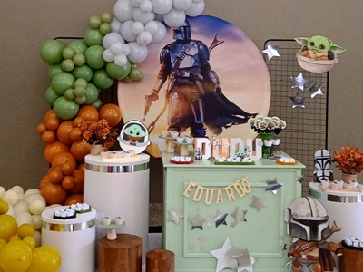 Decoração Personalizada Mandaloriano - Star Wars