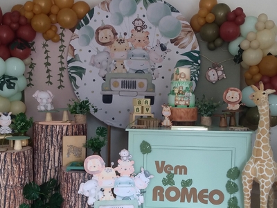 Decoração Personalizada Safari Baby