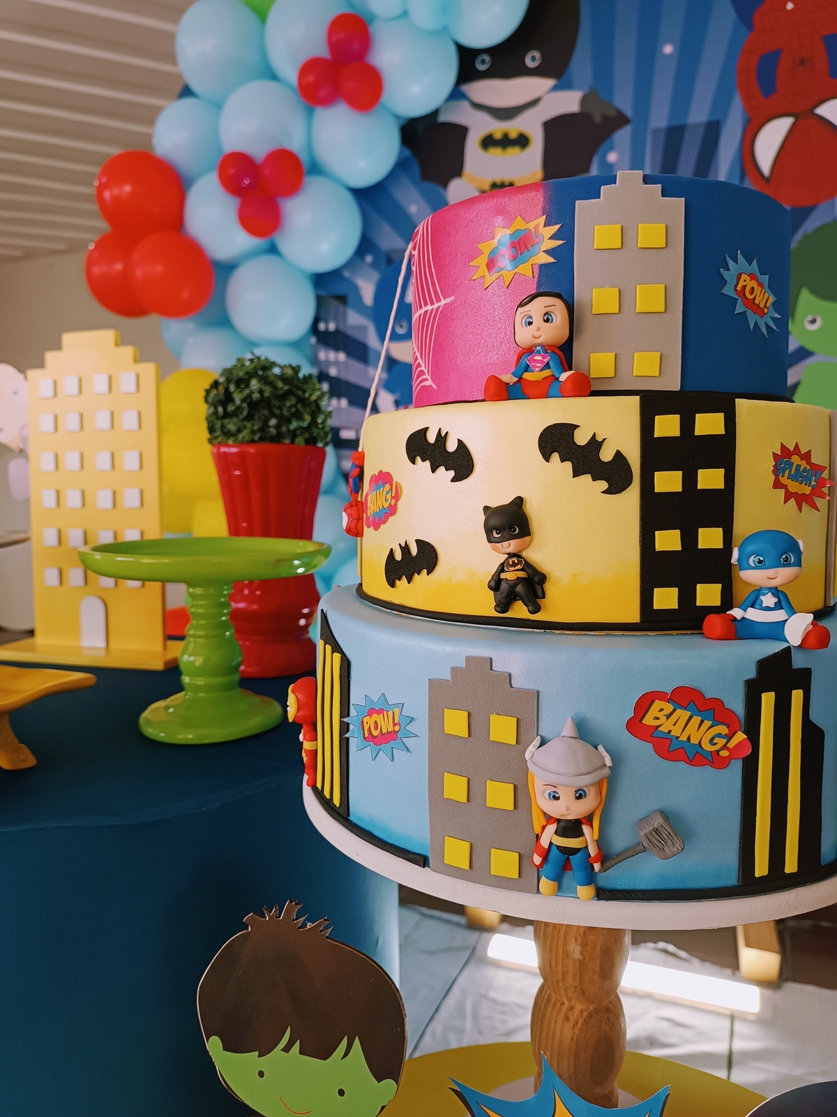 Decoração Heróis Baby 