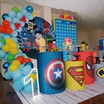 Decoração Heróis Baby 
