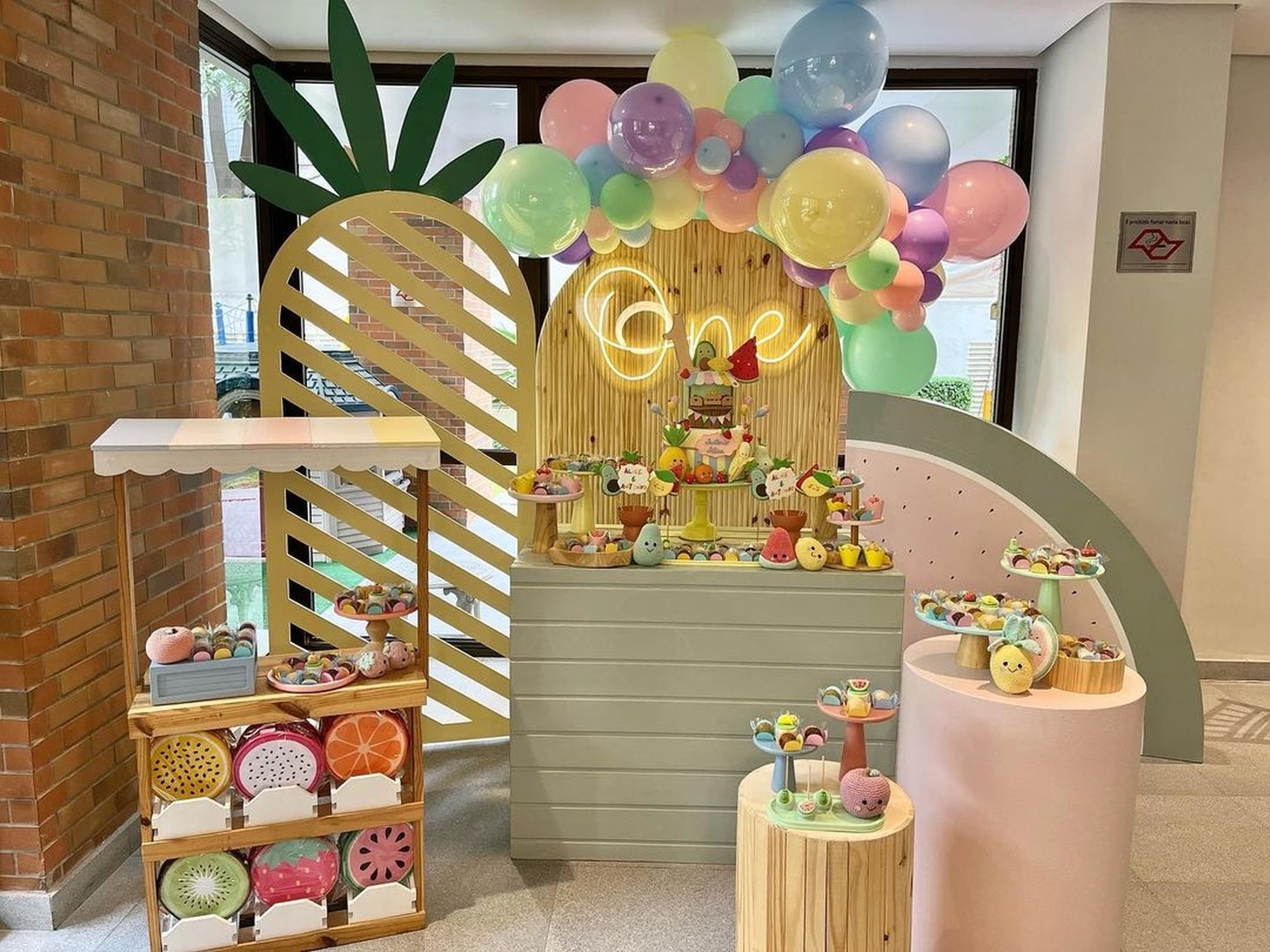 Decoração Tema Tutti-Frutti 