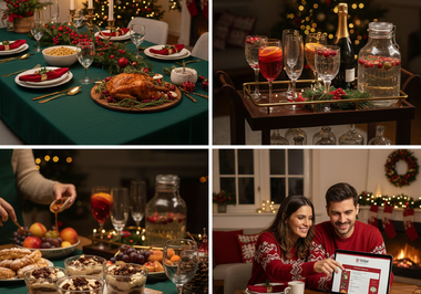 Como organizar a ceia de Natal perfeita: comida, bebida e decoração